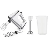 Krups GN9121 Handmixer met mengstaaf - Wit