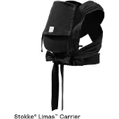 Stokke Limas draagzak, zwart - Versie 2023 (OCS) - Draagzak voor pasgeborenen met halve gesp - Drie draagopties - Veilig vanaf de geboorte, tot 15 kg