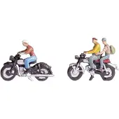 Noch 36904 N Motorrijders figuren Geverfd, Staand
