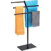 Relaxdays Handdoekhouders + handdoekhaken, Handdoekhouder