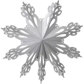 Broste Copenhagen papieren sneeuwster zilver - Papier - Kerstversiering -