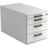 Hjh OFFICE PRO SIGNA TC30 SG - Rolcontainer Wit Hout met 3 lades Greeplijst kunststof