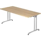 Hjh OFFICE PRO BELA 19 S - 180 x 80 Eiken