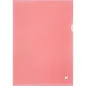 Pierre by Elba documenthoezen Premium A4, PVC, glashelder, rood, 25 stuks