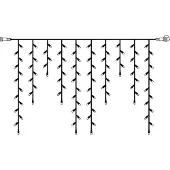 Star Trading Systeem 24 - uitbreidingsketting LED ijspegels SYSTEM, zwart