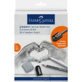 Faber-Castell Viltstift Faber-Castell Goldfaber houtskool schetsset