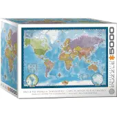 Sonstige Verlage World Map Puzzel (5000 stukjes)