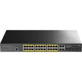 Cudy GS2028PS4 Beheerde Gigabit Ethernet Switch met PoE 24 Poorten 1U Rackmontage