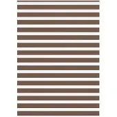 vidaXL Dubbele rolgordijn, bruin, 155x230 cm, stofbreedte 150,9 cm, polyester