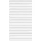 vidaXL Zebra rolgordijn 120x200 cm stofbreedte 115,9cm polyester wit