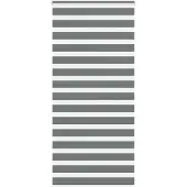 vidaXL Zebra rolgordijn 110x230 cm stofbreedte 105,9 cm donkergrijs