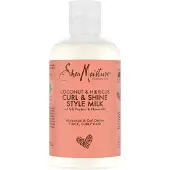Shea Moisture SheaMoisture Curl & Shine Style Milk - Coconut & Hibiscus - zonder sulfaten en siliconen - 254 ml