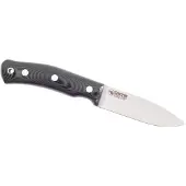 Casström No. 10 Swedish Forest Knife Black Micarta, 14C28N Flat Grind 13120