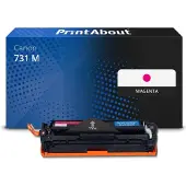 PrintAbout Toner 731 M Magenta geschikt voor Canon
