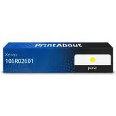 PrintAbout Huismerk Xerox 106R02601 Toner Geel