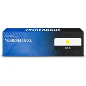 PrintAbout Toner 106R03475 Geel geschikt voor Xerox