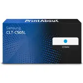 PrintAbout Huismerk Samsung CLT-C505L (SU035A) Toner Cyaan