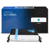 PrintAbout Huismerk Samsung CLT-C5082L (SU055A) Toner Cyaan Hoge capaciteit