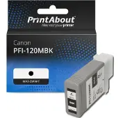 PrintAbout Inktcartridge PFI-120MBK Mat-zwart geschikt voor Canon