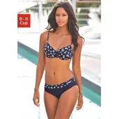 LASCANA Bikini marine / wit