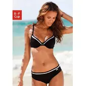 LASCANA Bikini zwart / wit