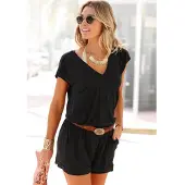 LASCANA Jumpsuit zwart