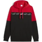 Puma Sweatshirt 'Around The Block' rood / zwart / wit