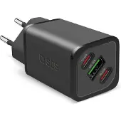 SBS NanoTube (65 W), USB-lader, Zwart
