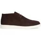 Manfield Bruine suède veterboots | Maat 40