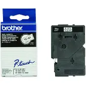 Brother TC-101 Tape Zwart op transparant (12 mm)