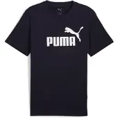 Puma Functioneel shirt 'ESS No. 1' nachtblauw / wit