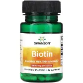 Swanson Health Biotine, 5000mcg - 30 caps