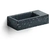 Clou Flush 3 fontein - 36x18cm - rechts - gerecycled PE - heelal zwart CL/03.80031