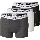 Ralph Lauren Boxershorts 'CLSSIC' grijs / donkergrijs / zwart / wit