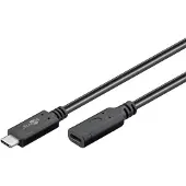 Goobay USB C verlengkabel | | 1 meter | USB 3.1 (60W, 10 Gbps)