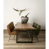 Tower Living Urbania Tree-trunk dining table 220x100 - top 6/3 (Naturel, 220x100x78cm)