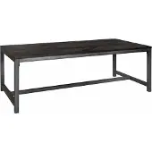 Tower Living Ziano diningtable 200x100x76 (Zwart, 200x100x76cm)