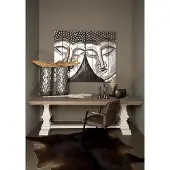Tower Living Toscana - Klooster - dining table 300x100 KD (Wit, 300x100x78cm)