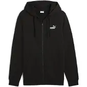 Puma Sportsweatvest 'Essentials No. 1' zwart / wit