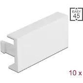 DeLOCK Easy 45 Module Cover Plate 45 x 22.5 mm 10 pieces white
