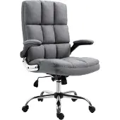 MCW Bureaustoel -J21, bureaustoel executive, in hoogte verstelbaar ~ stof/textiel grijs