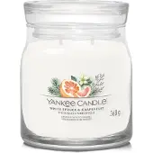 Yankee candle white spruce & grapefruit signature medium jar |