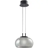 LUCANDE Hanglampe , Dain, Grijs, Eetkamer, Glas, Modern