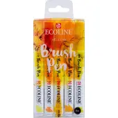 Royal Talens Brush Pen set Geel | 5 kleuren