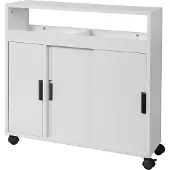 SoBuy Badkamermeubel - Wit - 20x71x70cm - BZR02-W