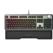 QPAD - MK-95-DE PRO - Gaming Mechanisch Schakelbaar Toetsenbord, met RGB-achtergrondverlichting en Palmrest, Painting keycap, DE layout