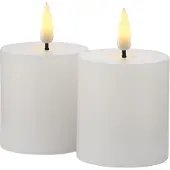 Sirius Home - Sille Mini LED kaars 2st Ø5xH6.5cm wit