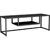 En.casa TV meubel Isokyrö metaal 120x40x40 cm zwart mat []
