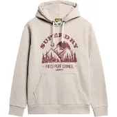 Superdry Sweatshirt ecru / robijnrood