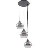 LUCANDE Hanglampe , Jarven, dimbare, Grijs, Eetkamer, Glas, Modern